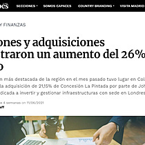 Fusiones y adquisiciones registraron un aumento del 26% en mayo